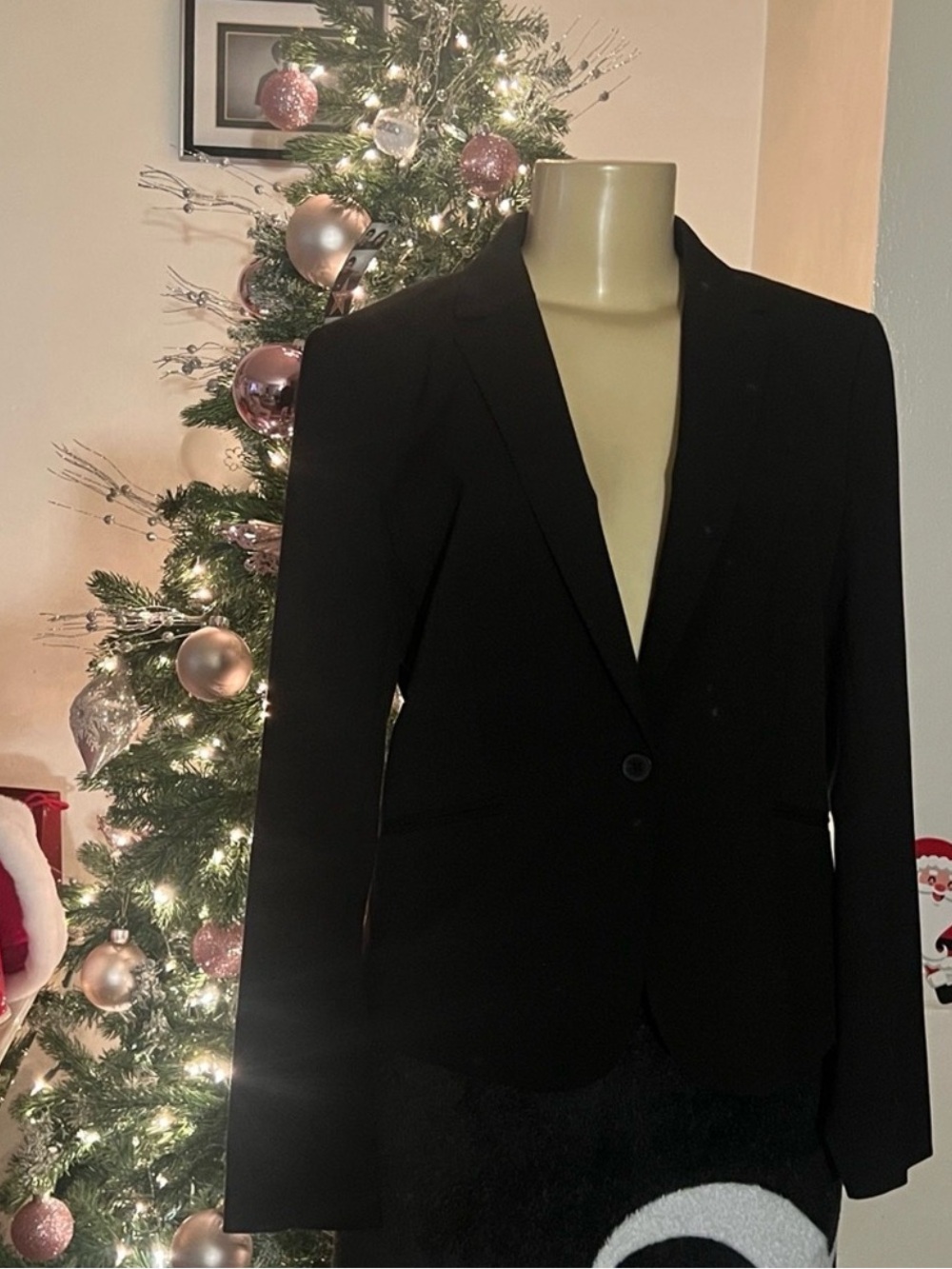 H&M Black Single-Button Women's Blazer